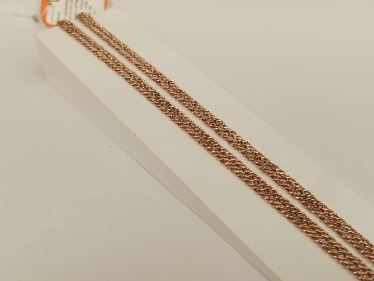 ЦПР3585 ЦЕПЬ ПУСТОТЕЛАЯ Ромб тройной (Au 585)