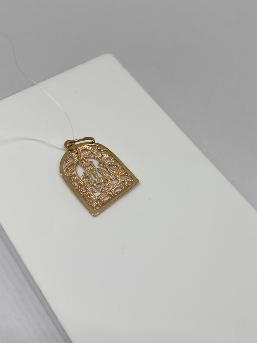 031651/ф ПОДВЕСКА КОРАН с камнем (Au 585)