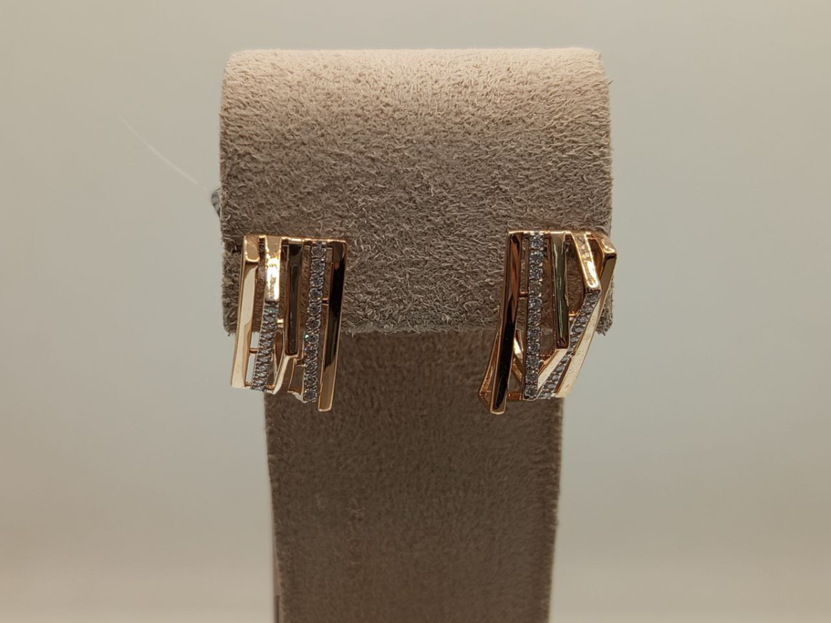 СЕРЬГИ С КАМНЯМИ (Au 585)