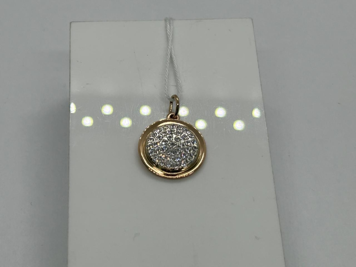 ПОДКМИ585 ПОДВЕСКА С КАМНЯМИ (Au 585)