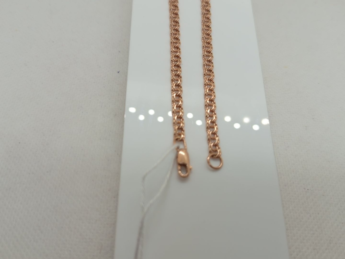 БЛБ585 БРАСЛЕТ ПОЛНОВЕСНЫЙ Бисмарк (Au 585)