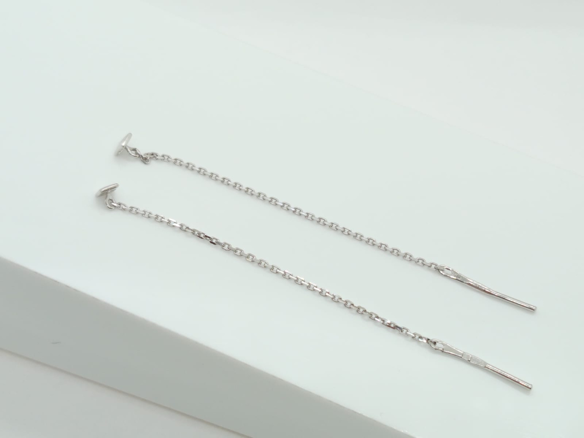 СЕРЬГИ ПРОДЕВКИ без камня (Au 585)