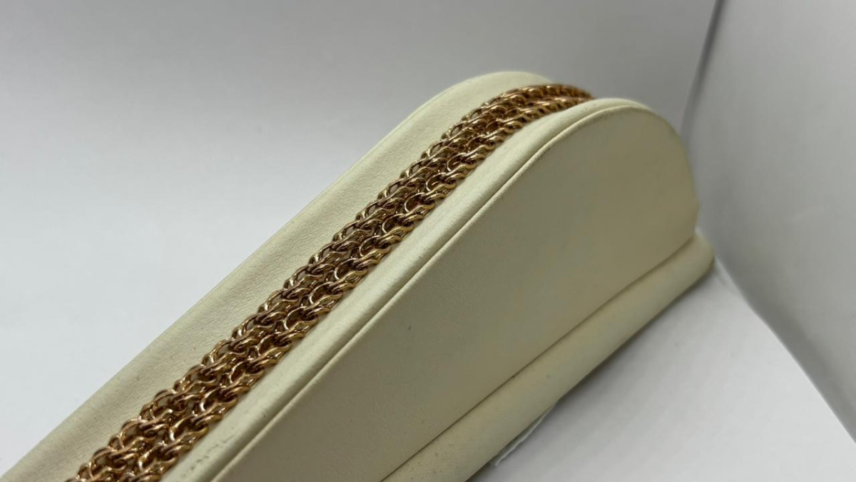 ЦЕПЬ ПОЛНОВЕСНАЯ Бисмарк арабский (Au 585)