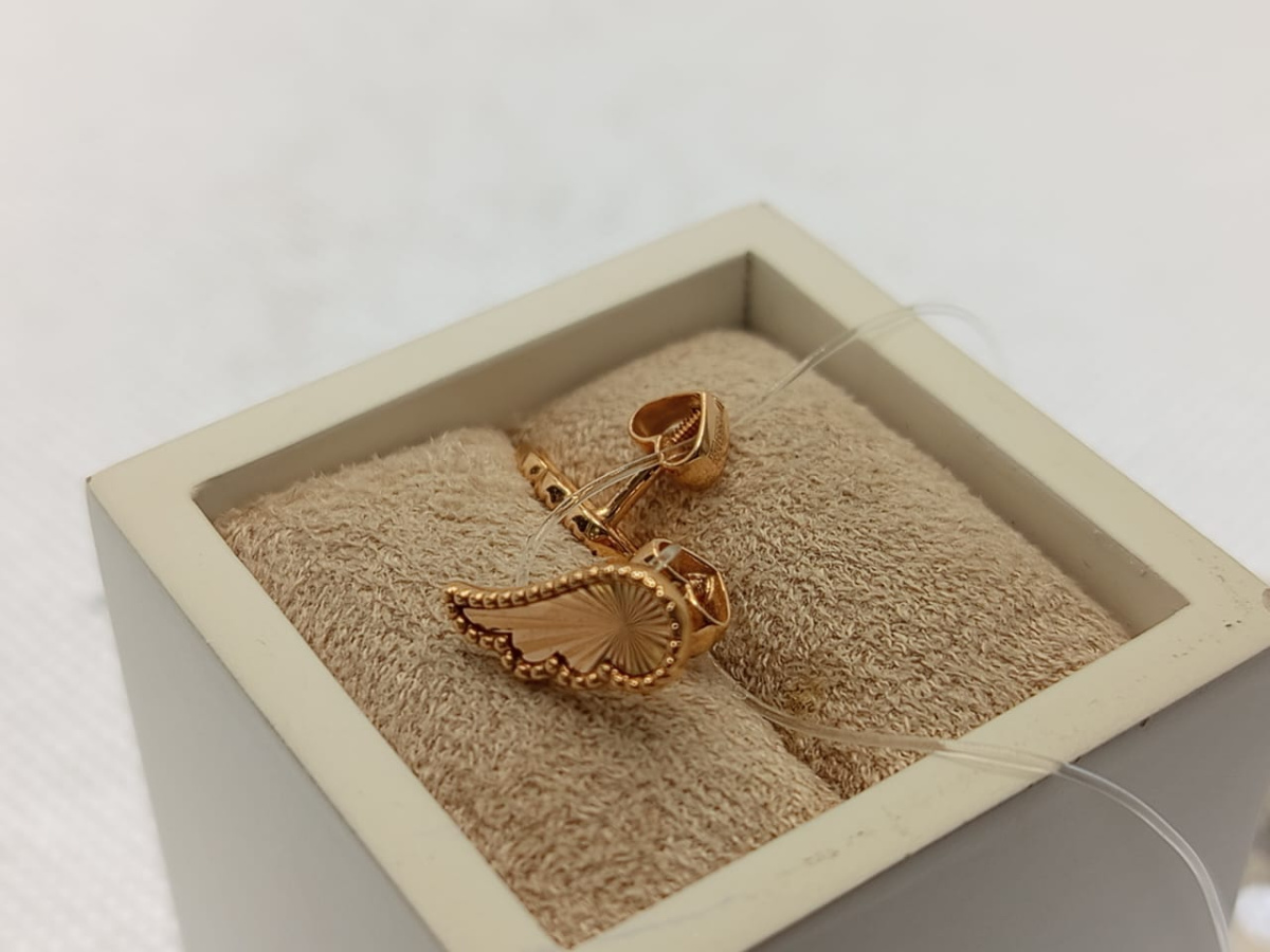 СЕРЬГИ ПУСЕТЫ с камнями (Au 585)