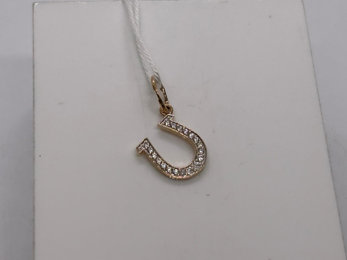 ПОДКМИ585 ПОДВЕСКА С КАМНЯМИ (Au 585)