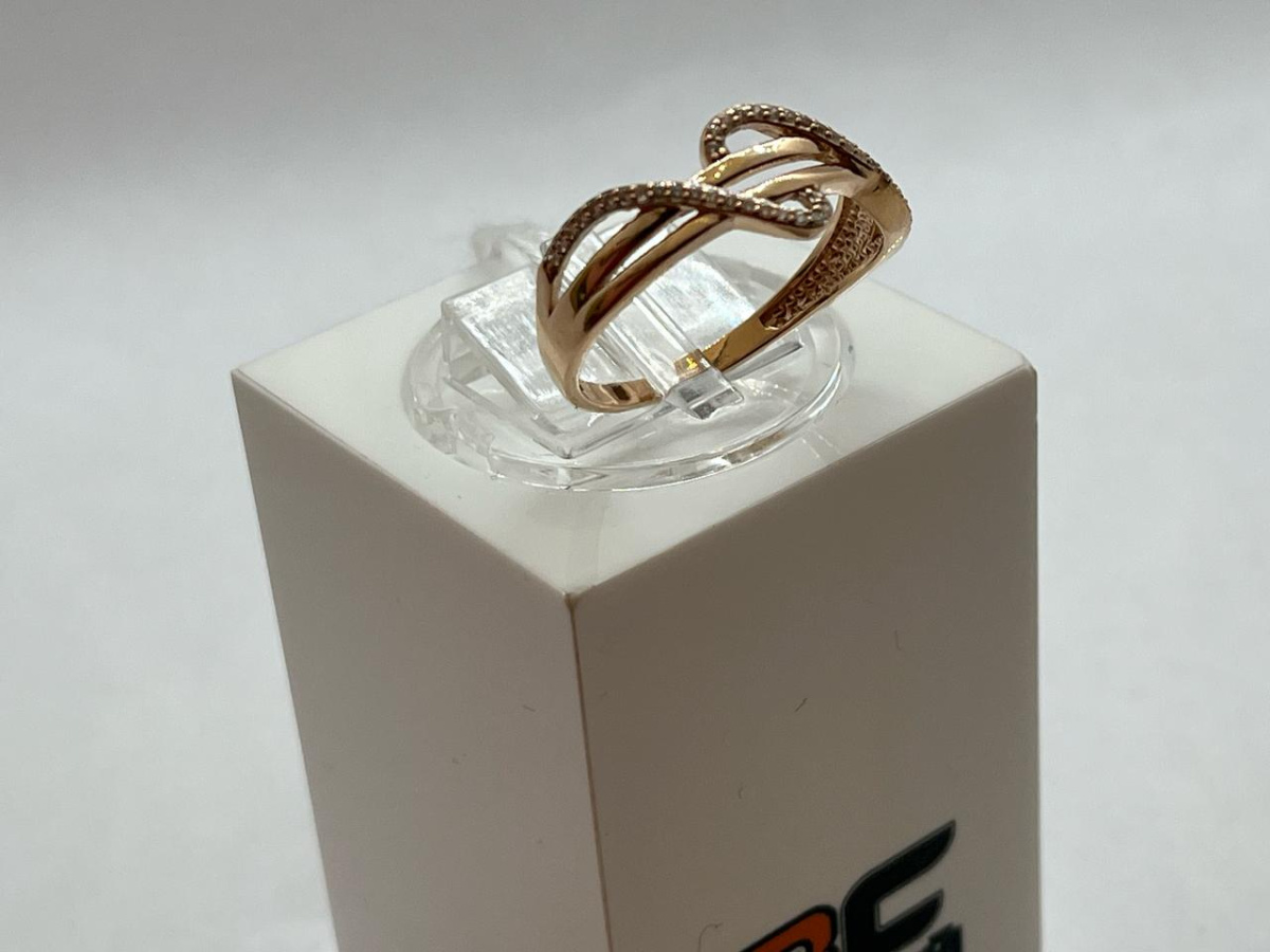 КОЛКМИ585 КОЛЬЦО С КАМНЯМИ (Au 585)