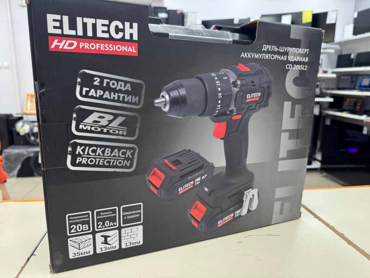 Шуруповерт Elitech CD 20ISL2 Шуруповерт Elitech CD 20ISL2