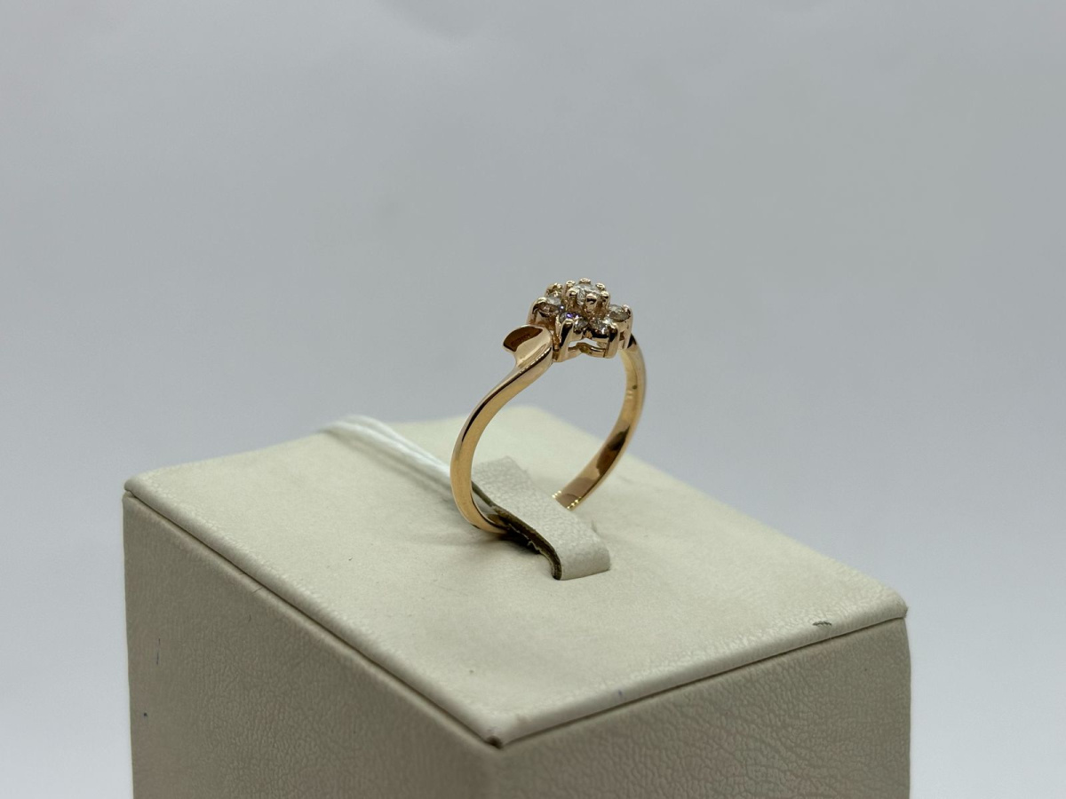 КОЛЬЦО БРИЛЛИАНТ Au 585