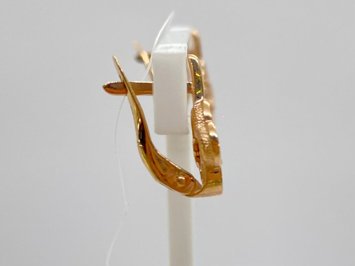 СЕРЬГИ С КАМНЕМ (Au 585)