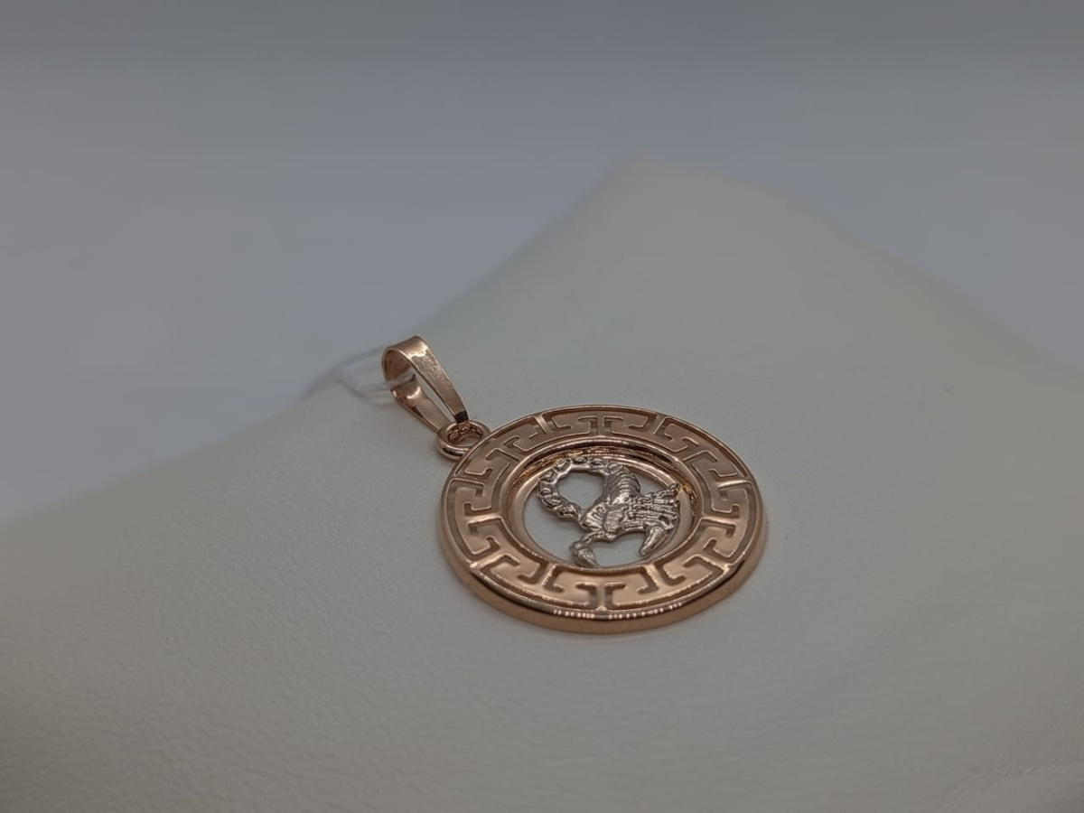 ПОДВЕСКА ЗНАК ЗОДИАКА СКОРПИОН (Au 585) ПОДВЕСКА ЗНАК ЗОДИАКА СКОРПИОН (Au 585)