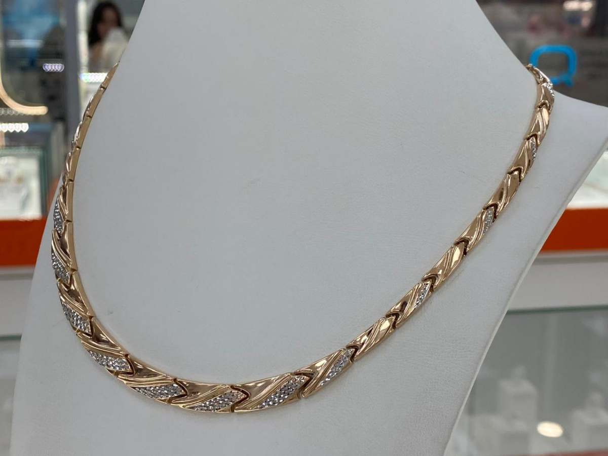 КОЛЬЕ БЕЗ КАМНЯ Au 585