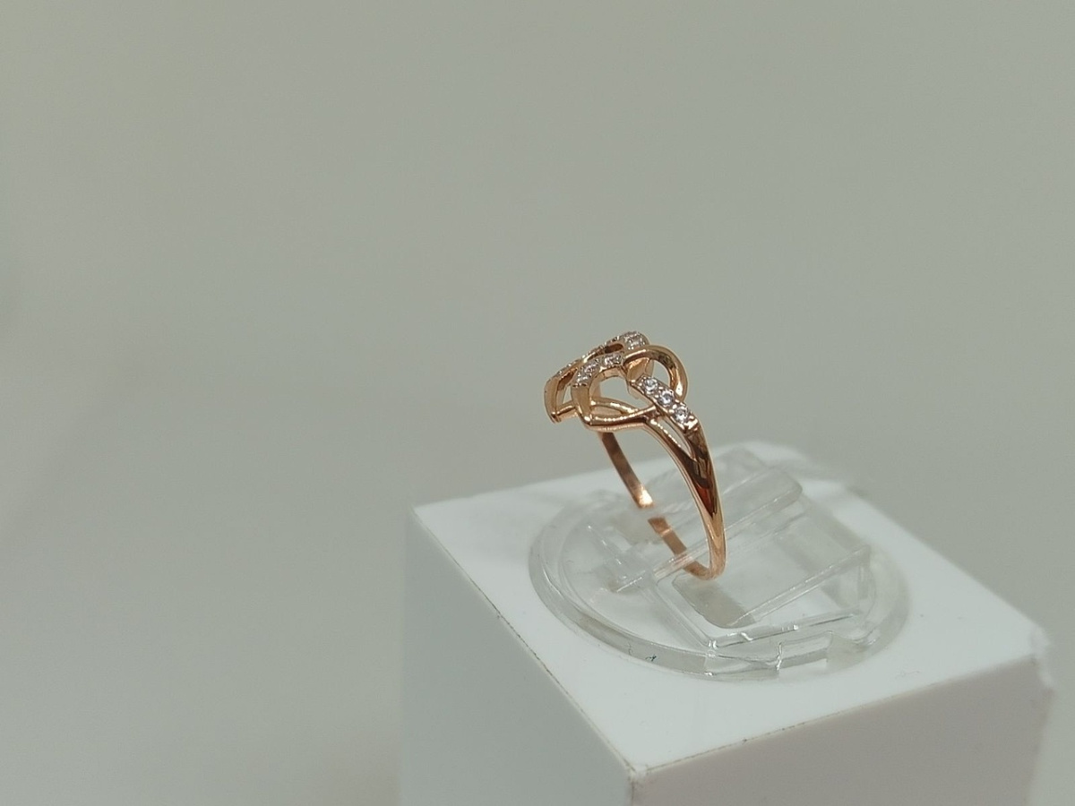 КОЛКМИ585 КОЛЬЦО С КАМНЯМИ (Au 585)