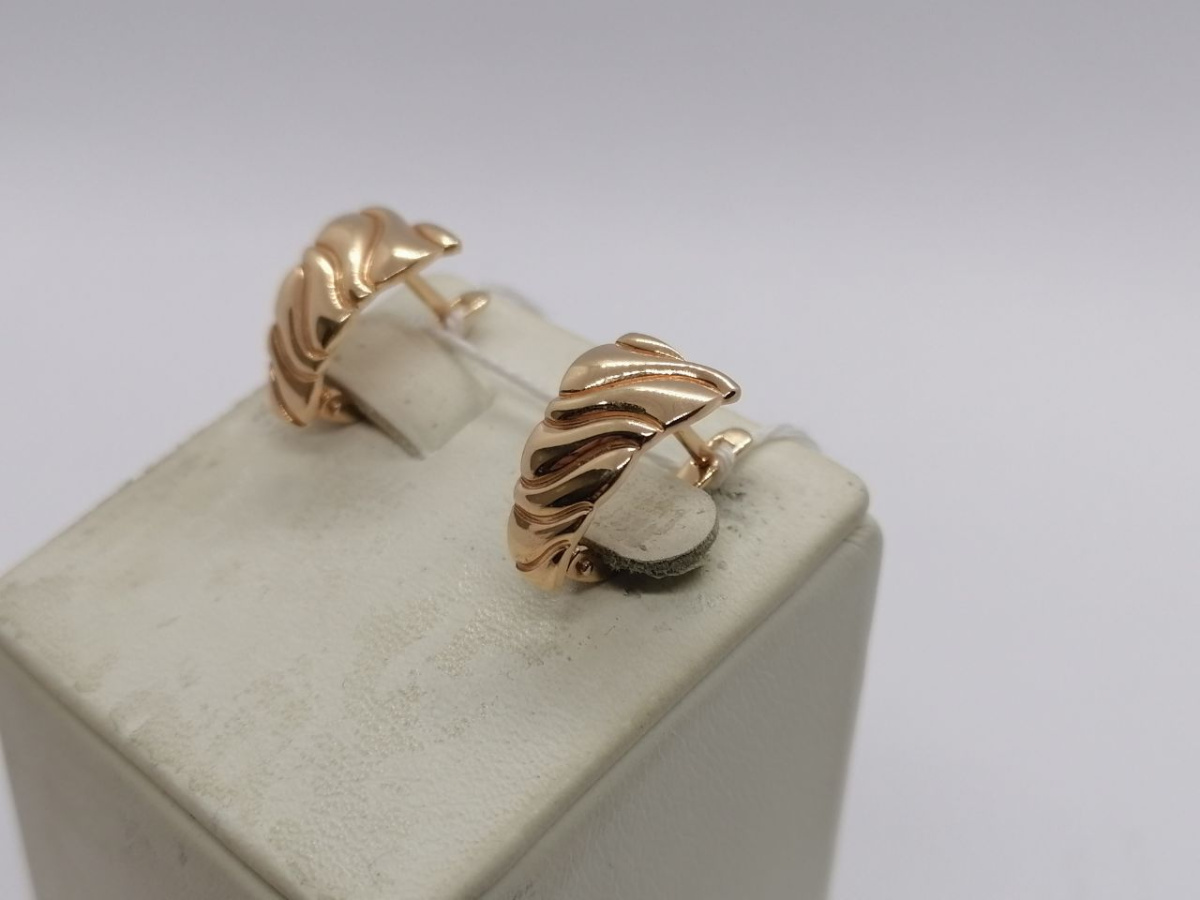 СБКМ585 СЕРЬГИ БЕЗ КАМНЯ (Au 585) СБКМ585 СЕРЬГИ БЕЗ КАМНЯ (Au 585)