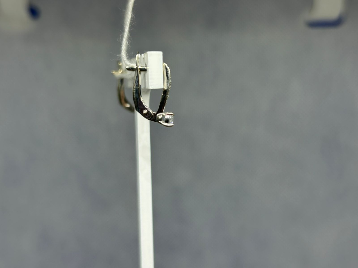 СКМИ585 СЕРЬГИ С КАМНЯМИ (Au 585)