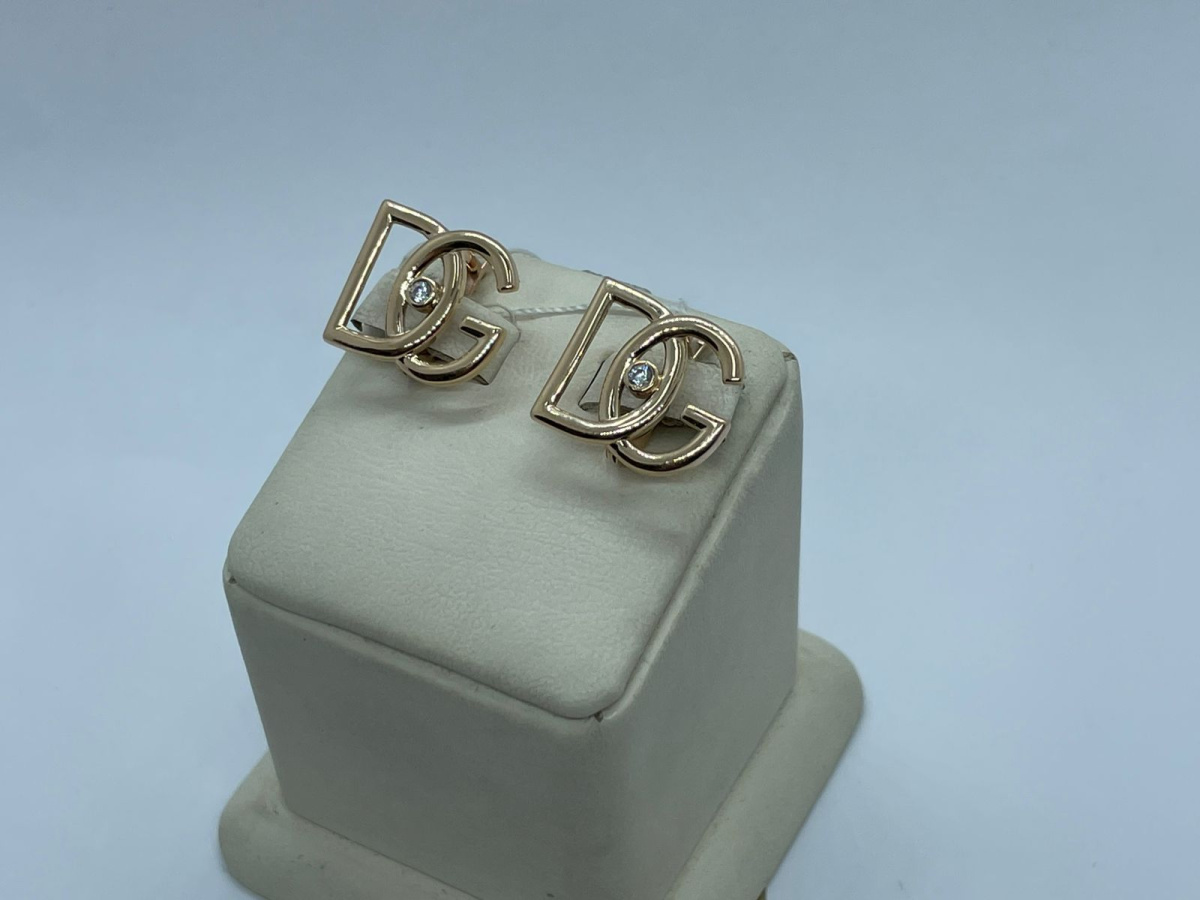 СЕРЬГИ С КАМНЕМ (Au 585) СЕРЬГИ С КАМНЕМ (Au 585)