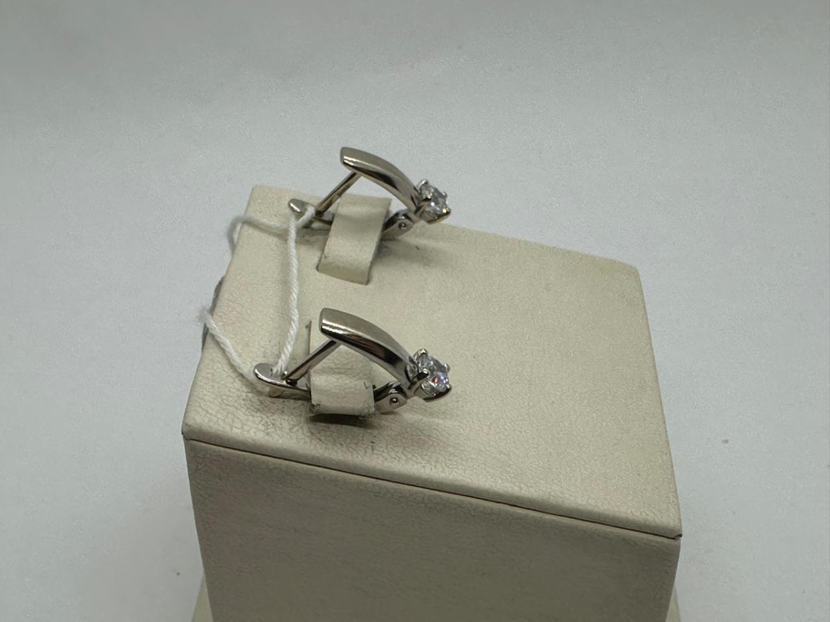 СЕРЬГИ С КАМНЕМ (Au 585)