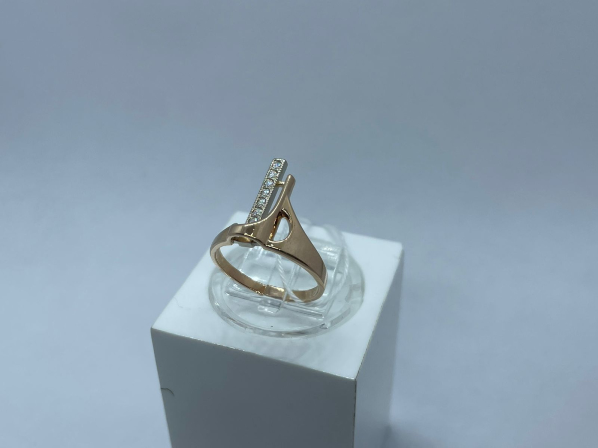 КОЛКМИ585 КОЛЬЦО С КАМНЯМИ (Au 585)
