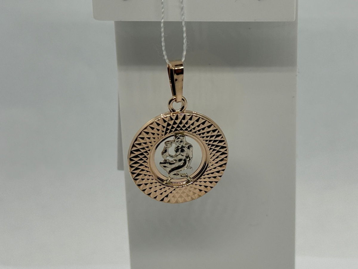 ПОДВЕСКА ЗНАК ЗОДИАКА ДЕВА (Au 585)