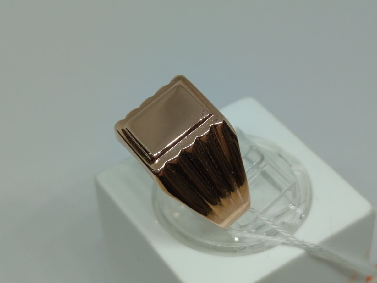 ПЕЧАТКА БЕЗ КАМНЯ (Au 583)