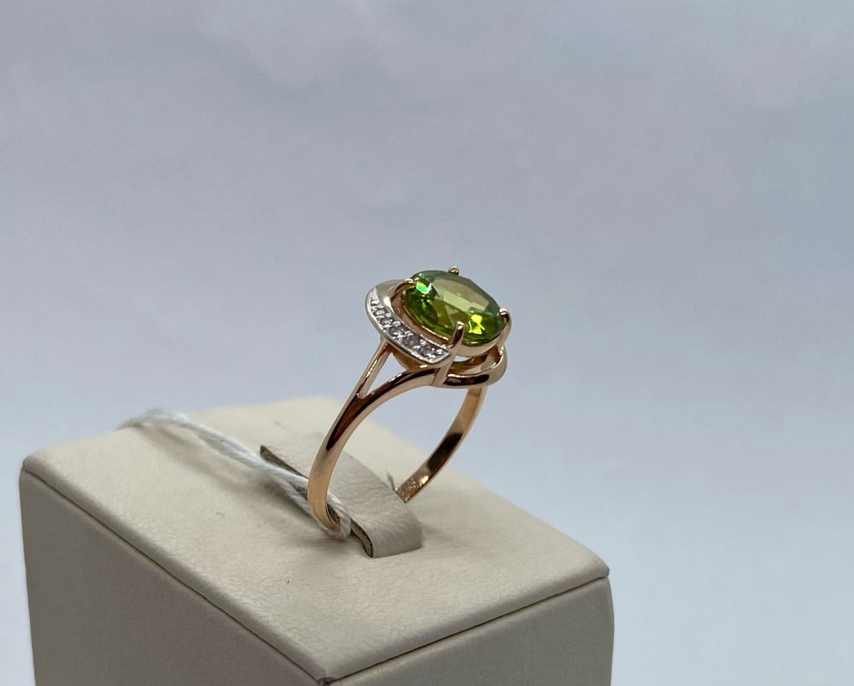 КОЛКМИ585 КОЛЬЦО С КАМНЯМИ (Au 585)