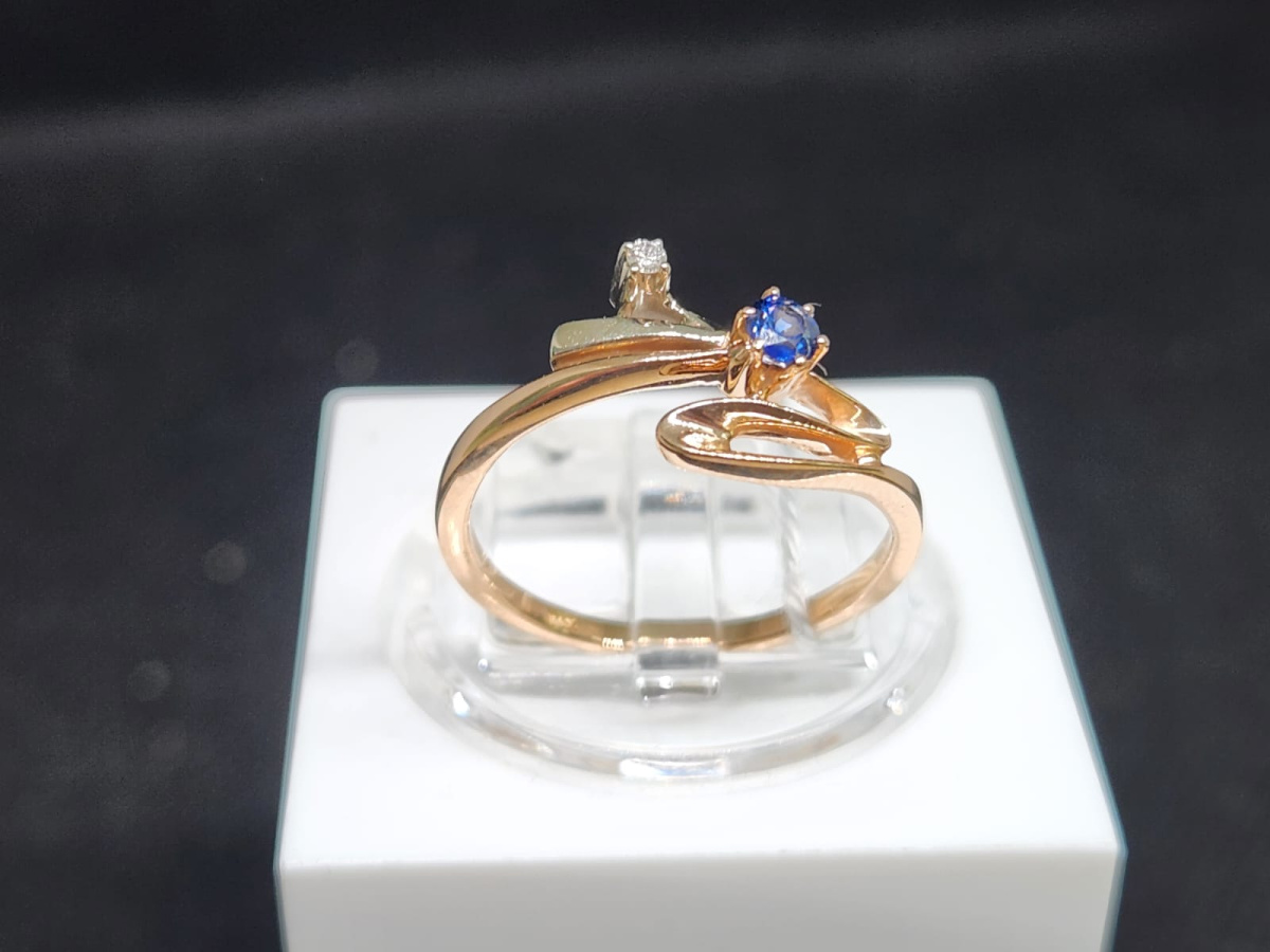 КОЛЬЦО БРИЛЛИАНТ Au 585