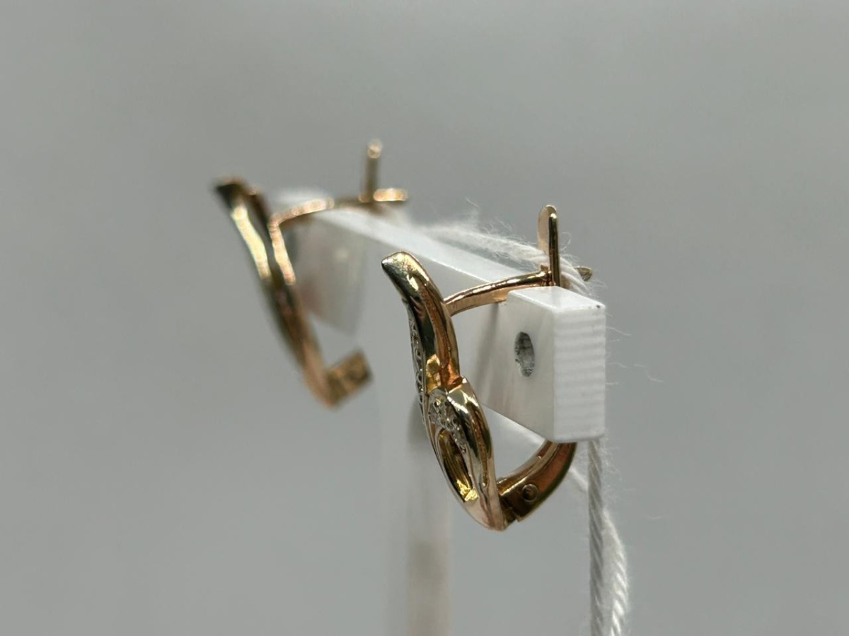 СЕРЬГИ С КАМНЯМИ (Au 585)