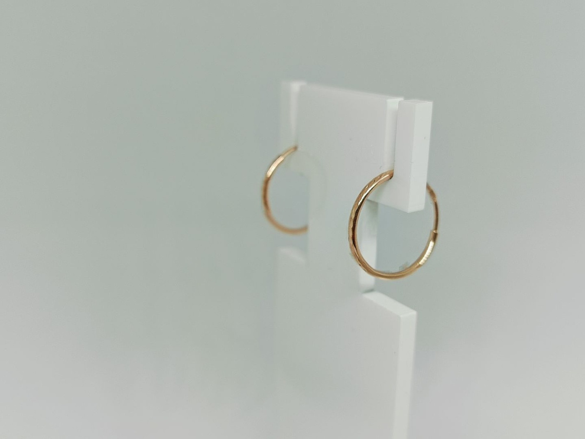 СКОН585 СЕРЬГИ КОНГО (Au 585)