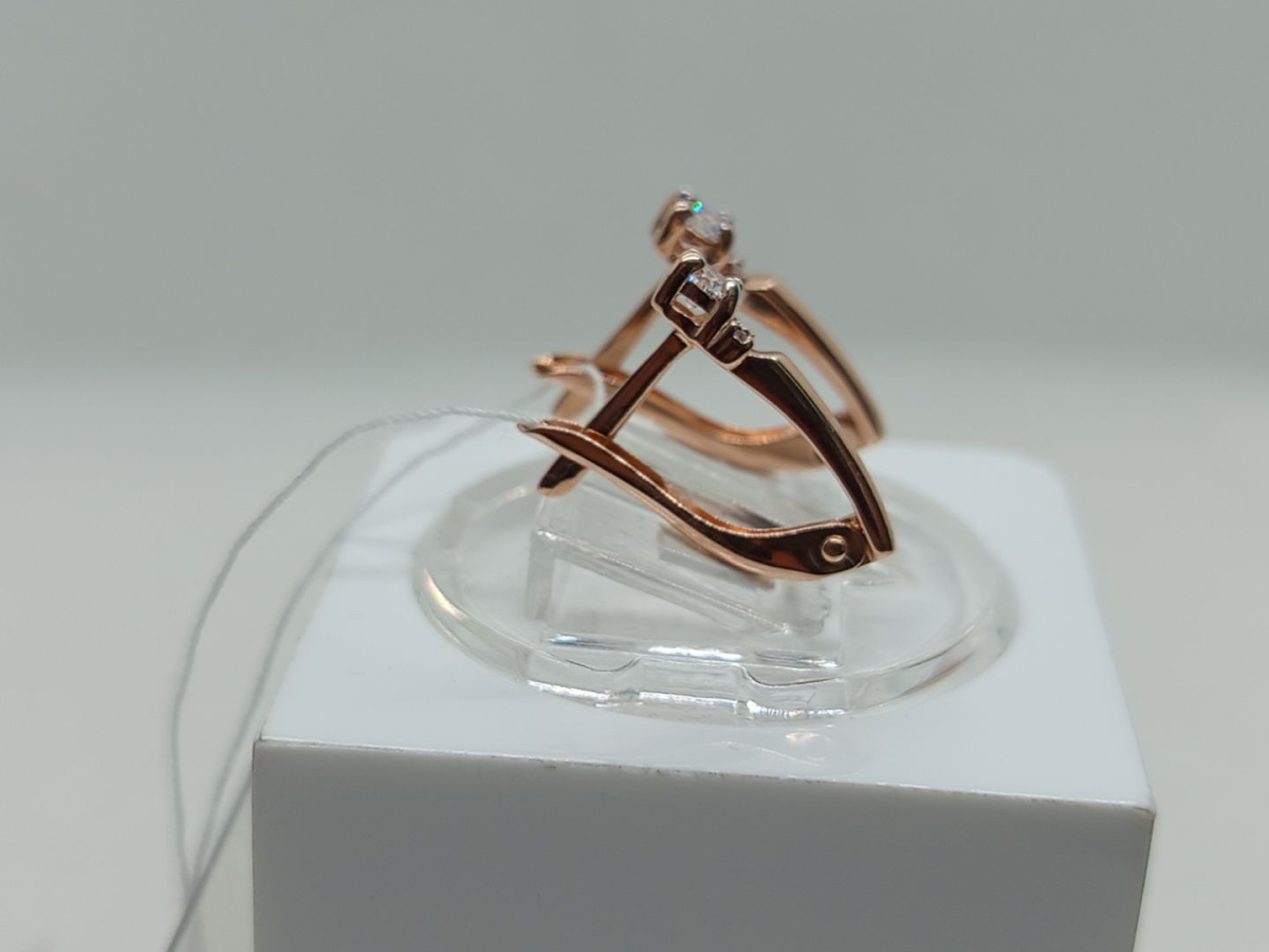 СЕРЬГИ С КАМНЯМИ (Au 585)