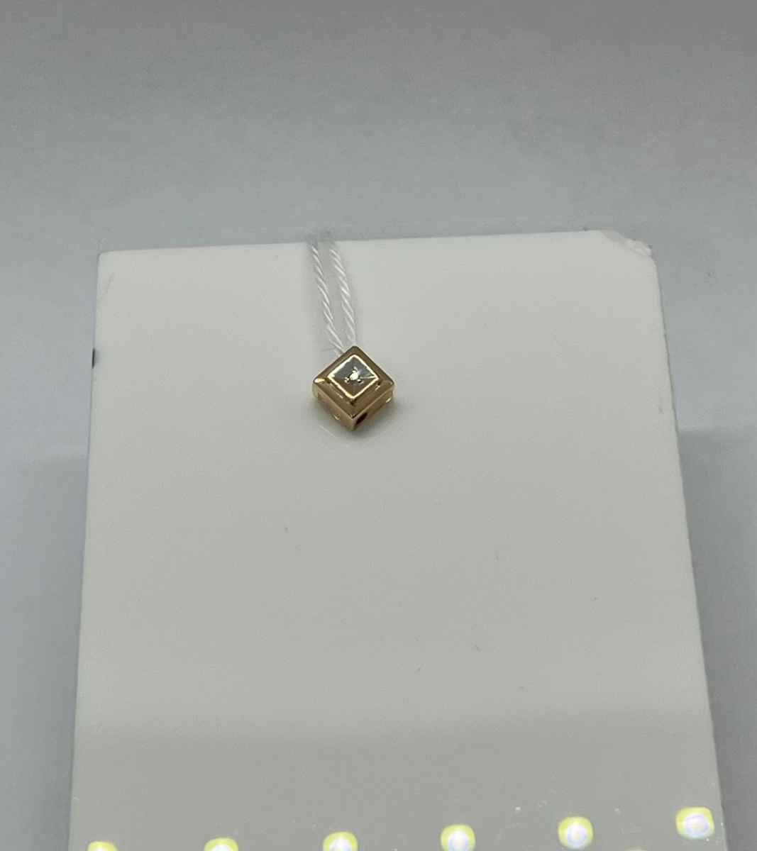 ПОДКМ585 ПОДВЕСКА С КАМНЕМ (Au 585)