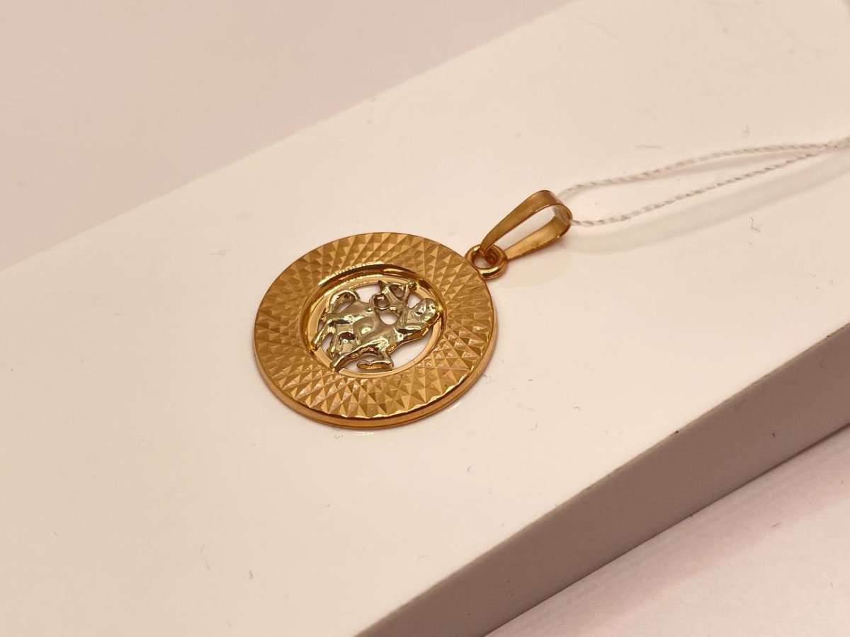 КрСПАстр ПОДВЕСКА ЗНАК ЗОДИАКА СТРЕЛЕЦ (Au 585)