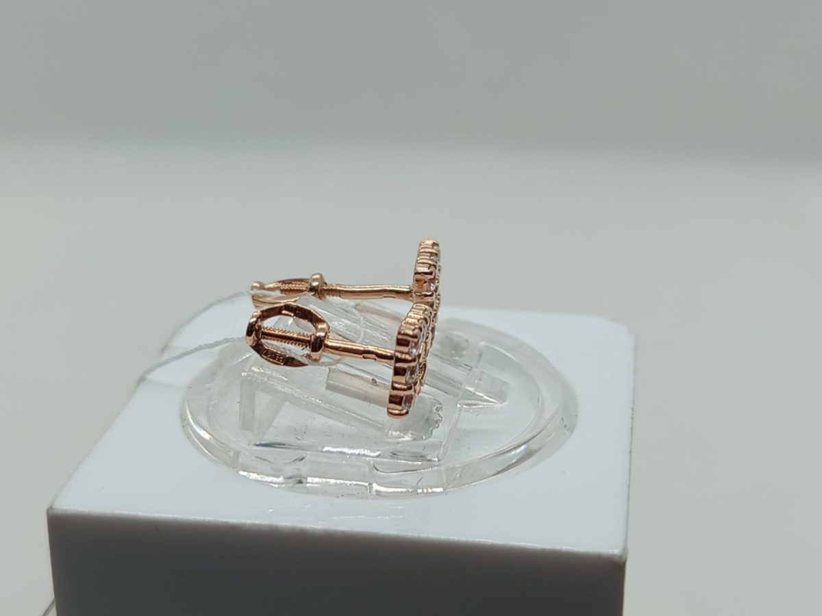 СПУС585 СЕРЬГИ ПУСЕТЫ (Au 585)