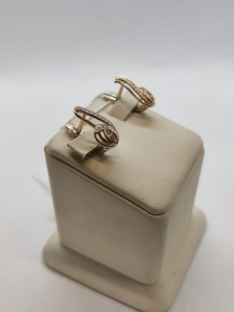 СЕРЬГИ С КАМНЯМИ (Au 585)