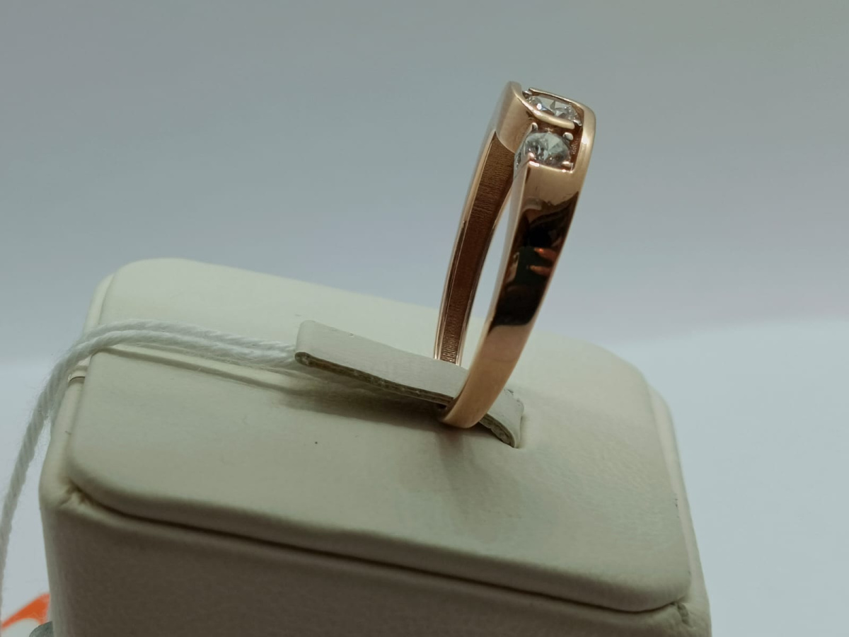КОЛКМИ585 КОЛЬЦО С КАМНЯМИ (Au 585)