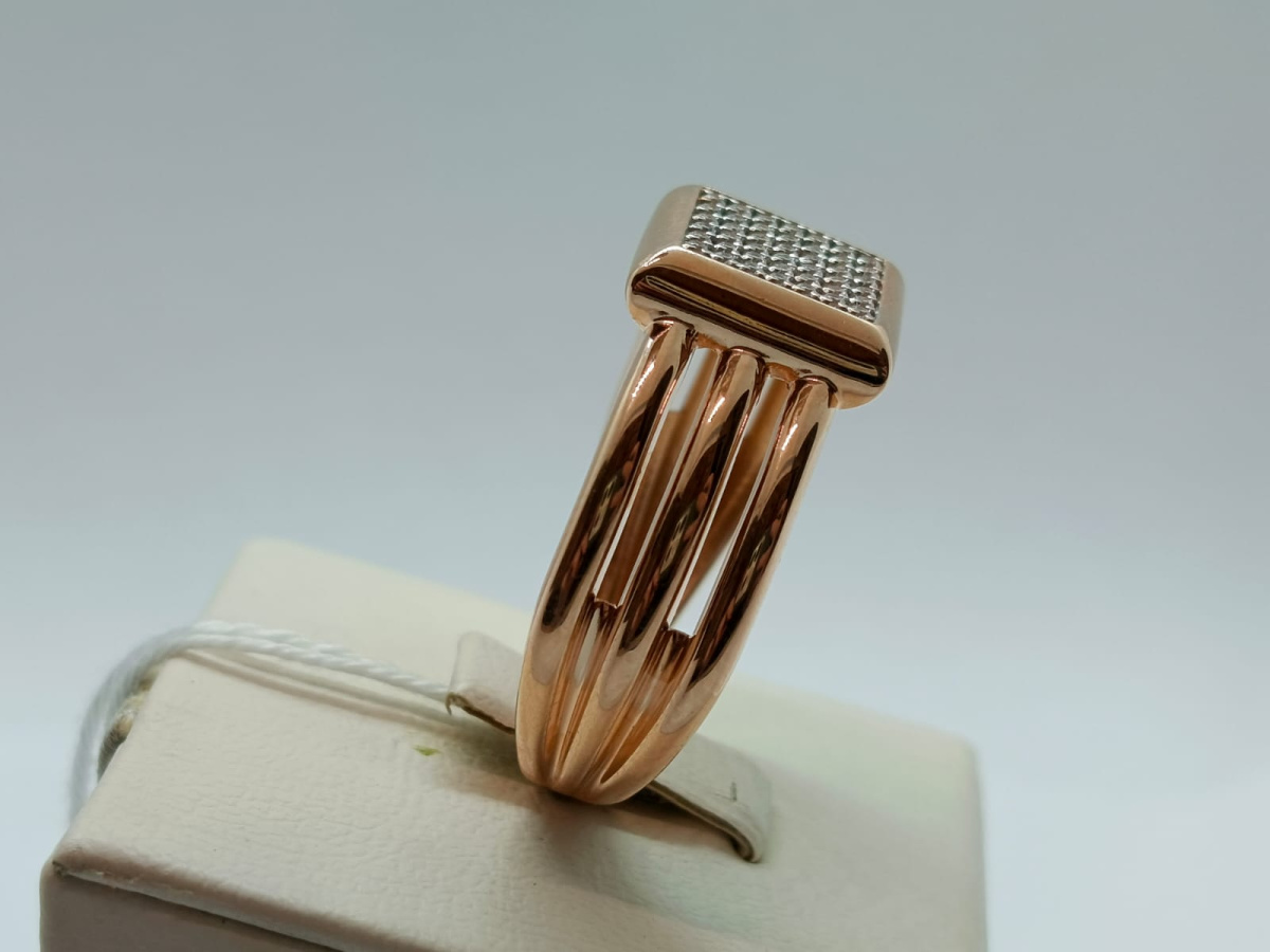 КОЛКМИ585 КОЛЬЦО С КАМНЯМИ (Au 585)