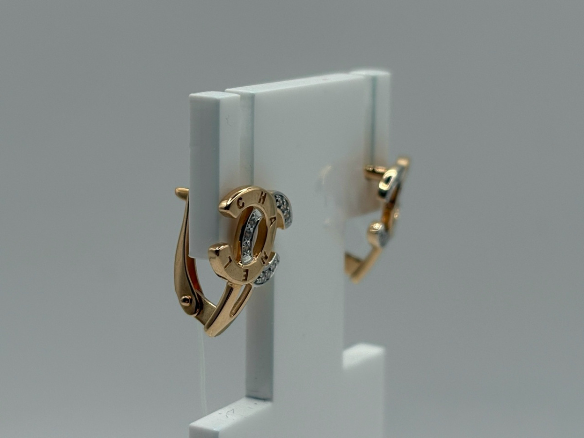 СЕРЬГИ С КАМНЯМИ (Au 585)