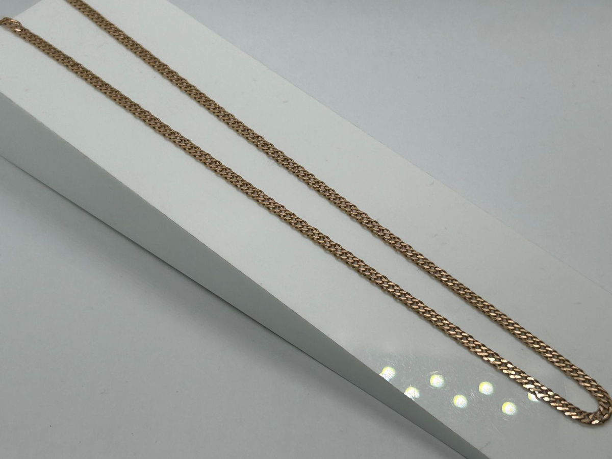 ЦЛР2585 ЦЕПЬ ПОЛНОВЕСНАЯ Ромб двойной (Au 585)