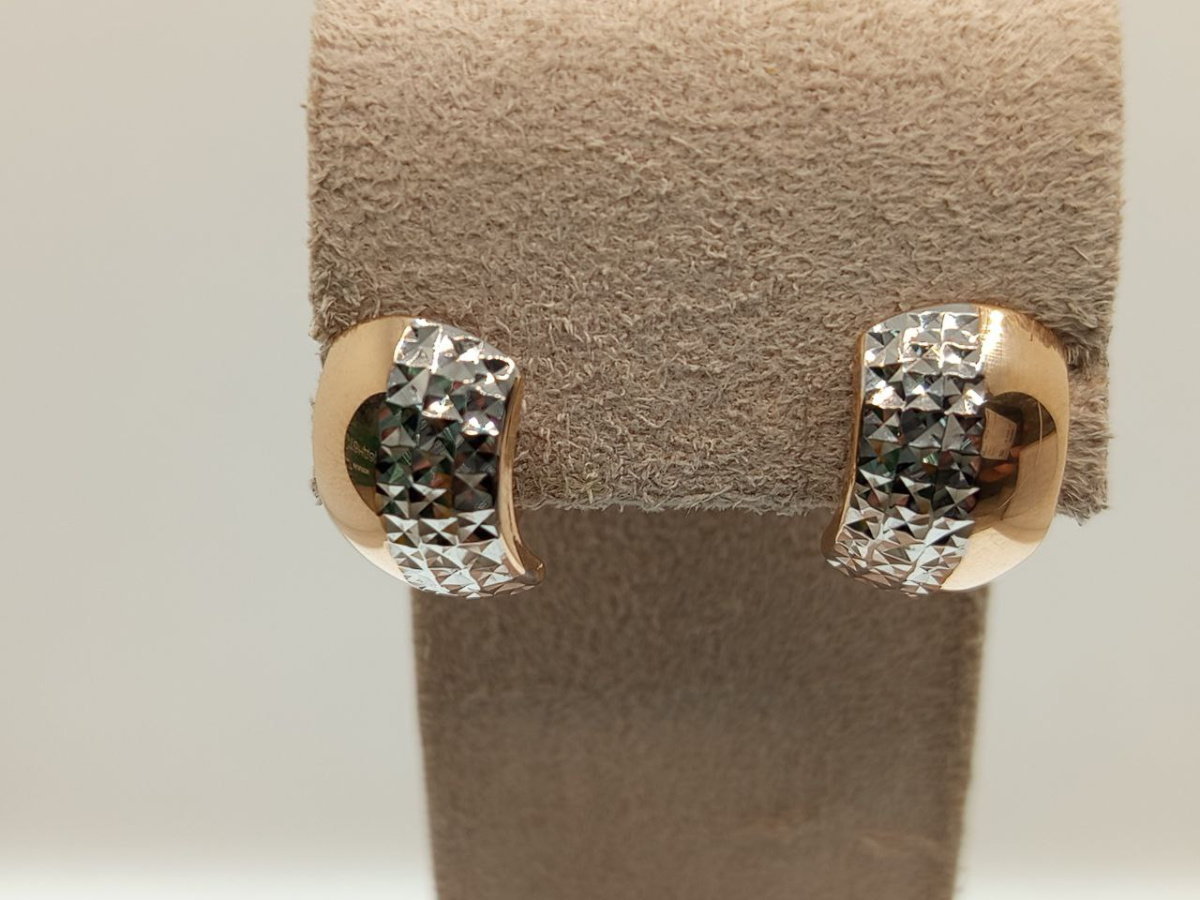 СЕРЬГИ БЕЗ КАМНЯ (Au 585)