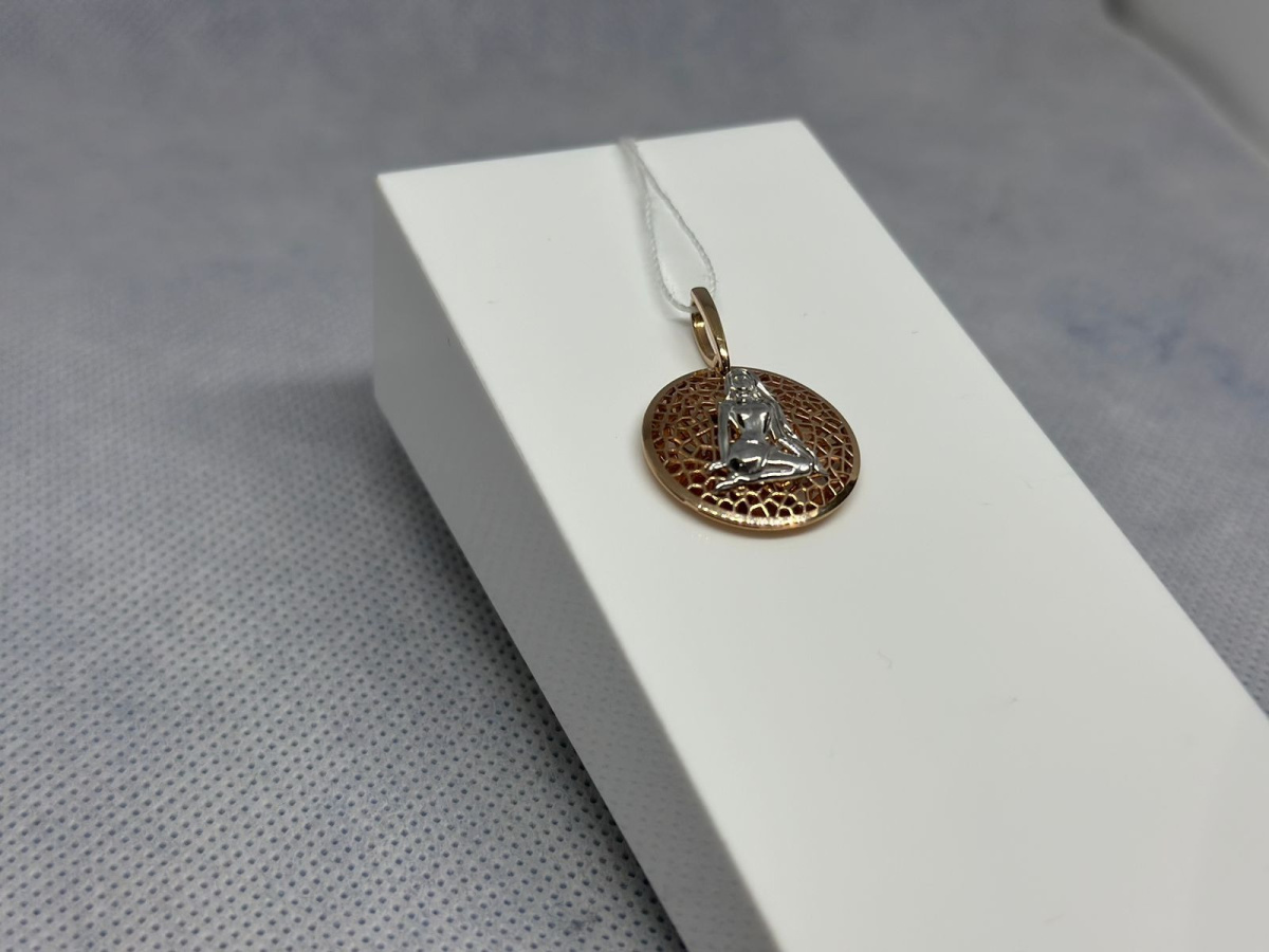 ПОДВЕСКА ЗНАК ЗОДИАКА ДЕВА (Au 585)