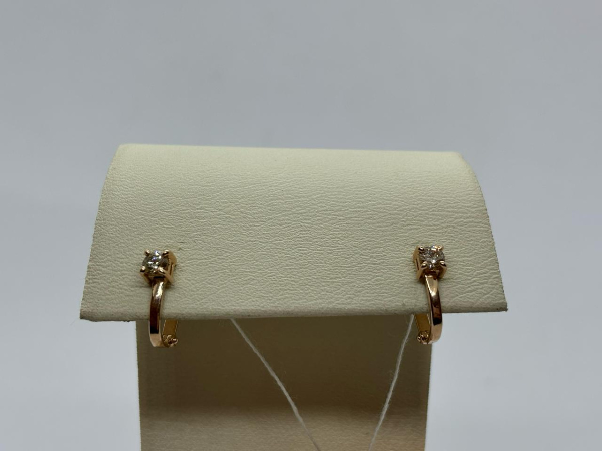 СЕРЬГИ БРИЛЛИАНТ (Au 585)