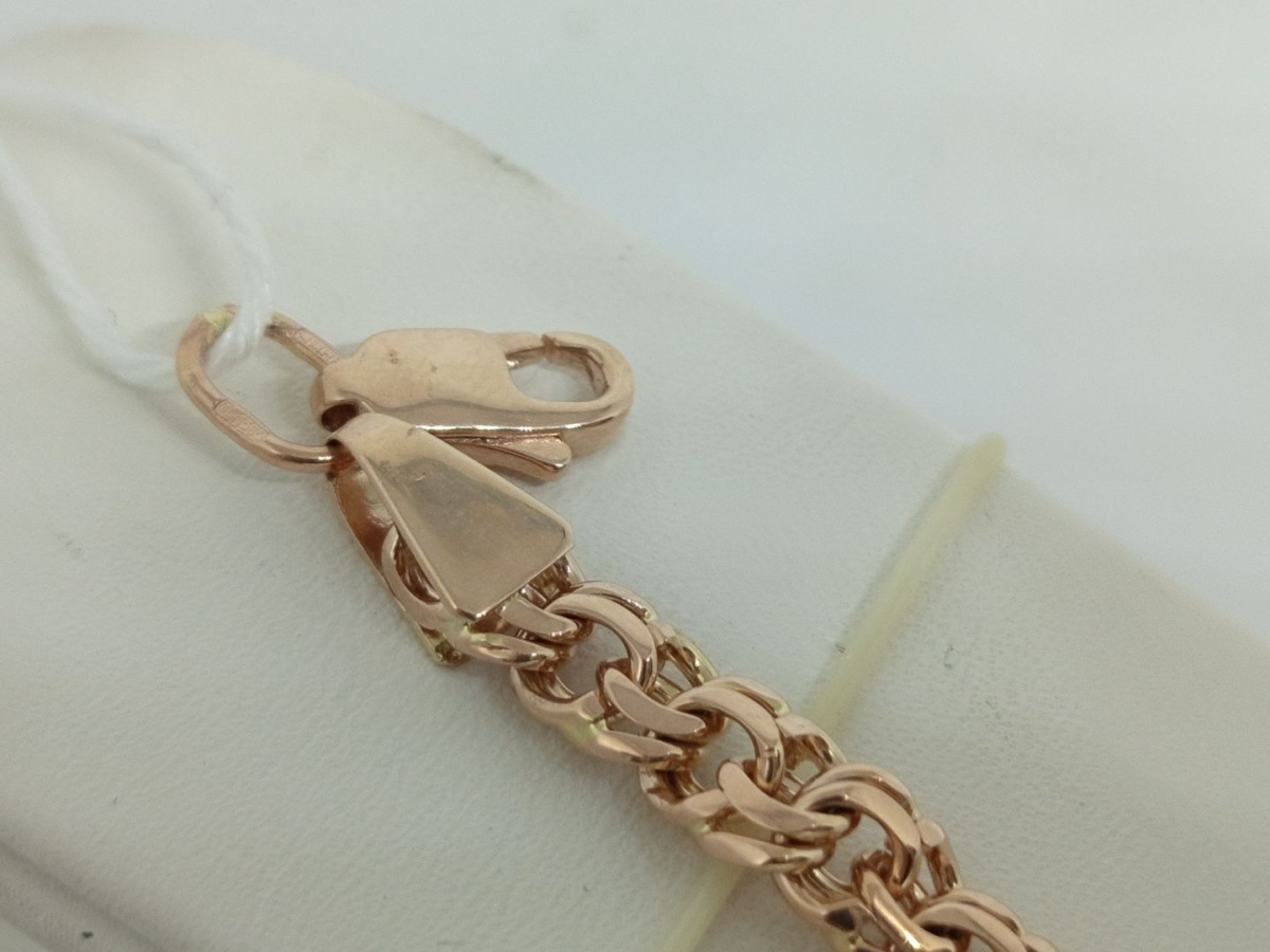 БЛБ585 БРАСЛЕТ ПОЛНОВЕСНЫЙ Бисмарк (Au 585)