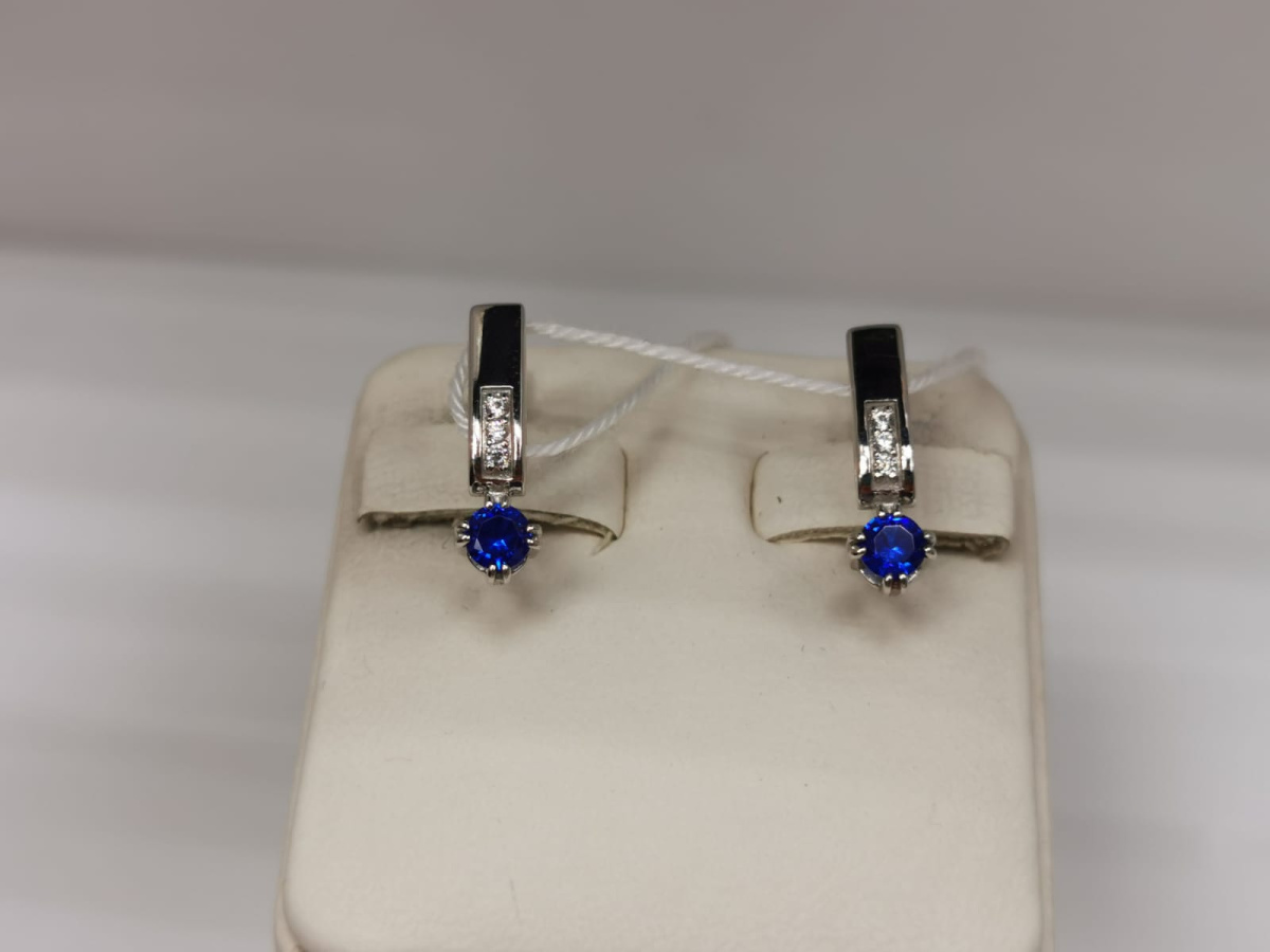 СЕРЬГИ С КАМНЯМИ (Au 585)