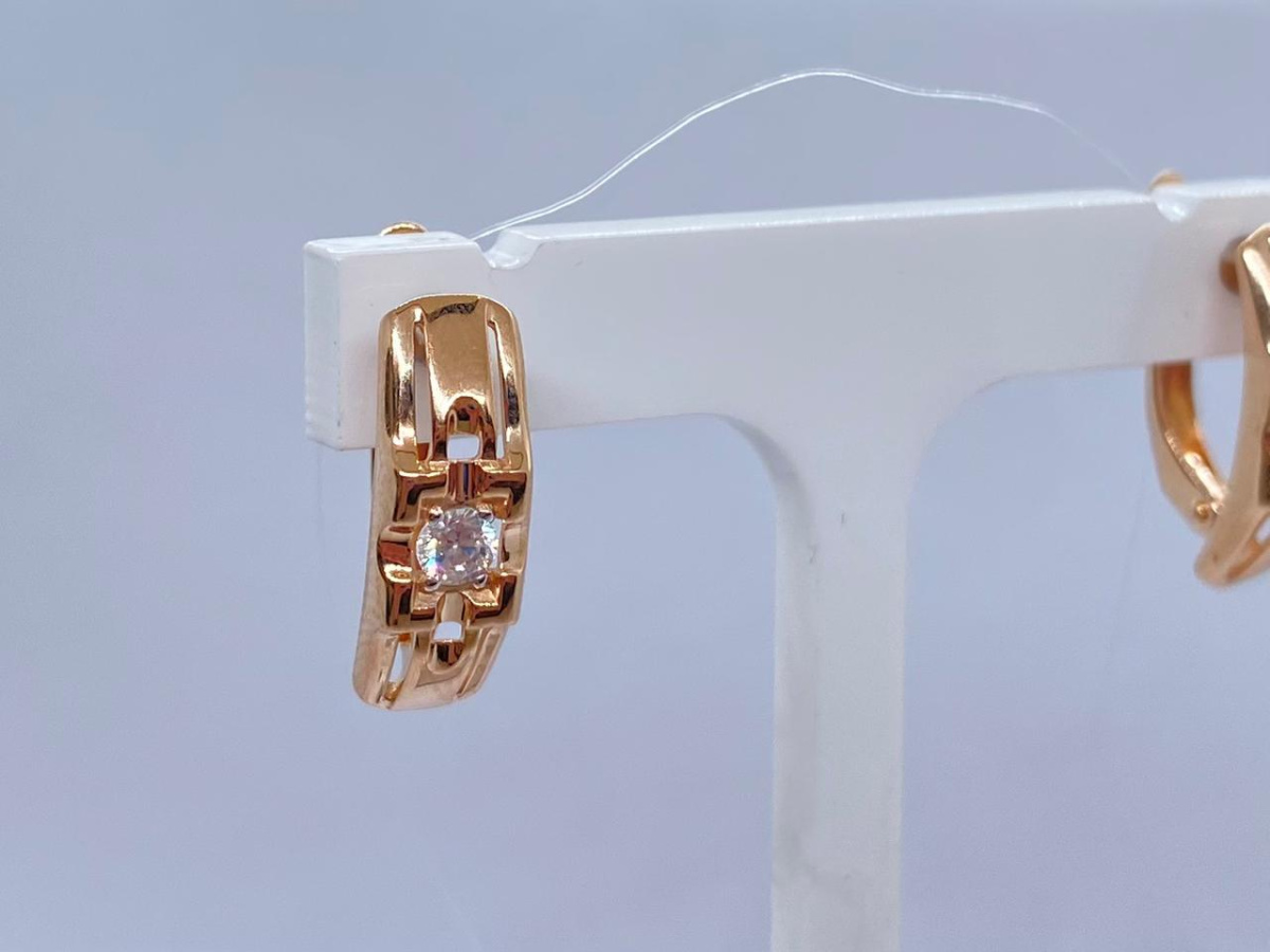 СЕРЬГИ С КАМНЯМИ (Au 585)