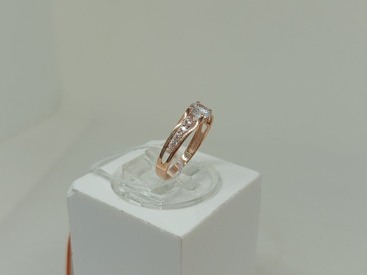 КОЛКМИ585 КОЛЬЦО С КАМНЯМИ (Au 585)