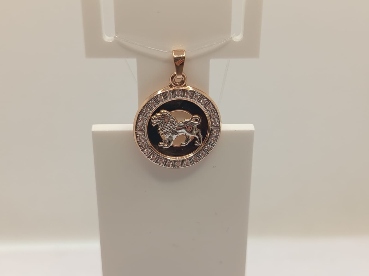 ПОДВЕСКА ЗНАК ЗОДИАКА ЛЕВ (Au 585)