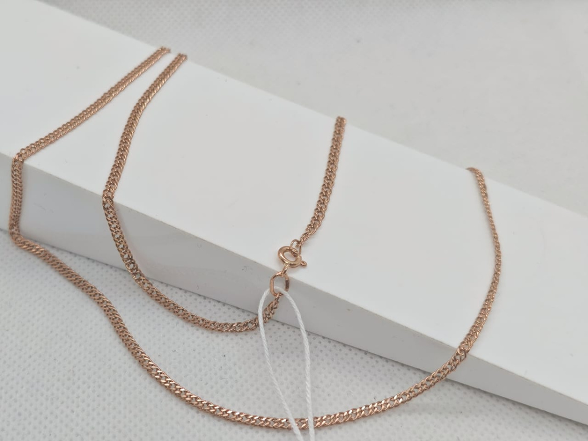 ЦПР2585 ЦЕПЬ ПУСТОТЕЛАЯ Ромб двойной (Au 585)