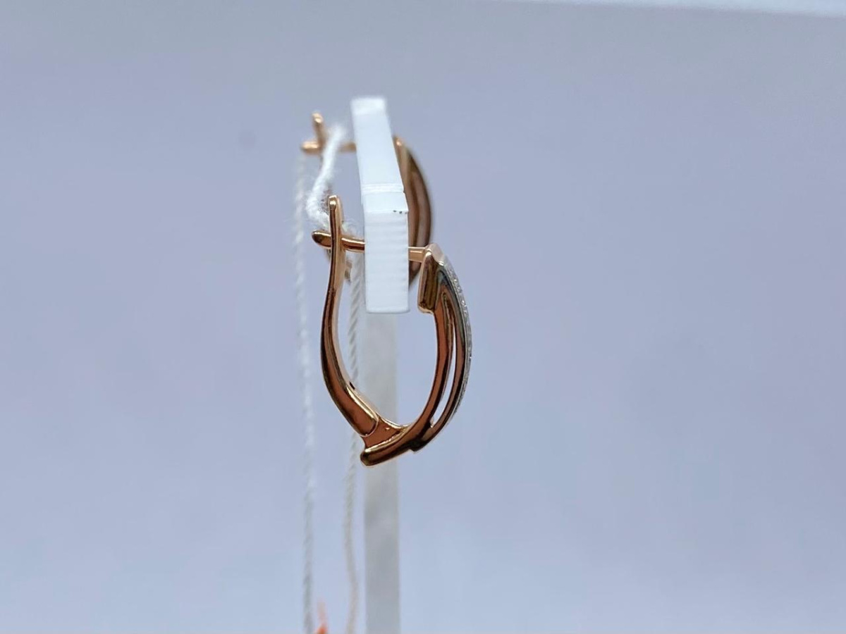 СКМИ585 СЕРЬГИ С КАМНЯМИ (Au 585)