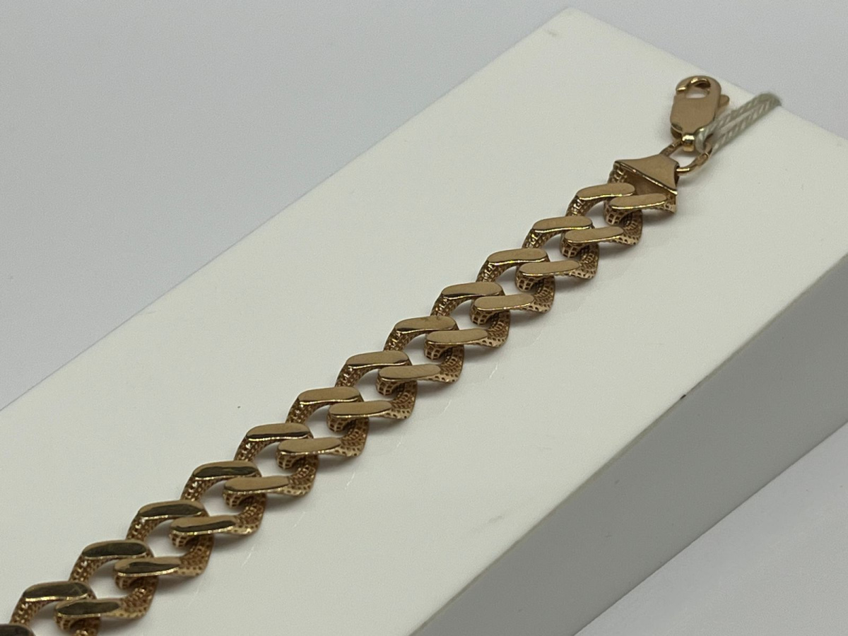 БРАСЛЕТ ПУСТОТЕЛЫЙ Фантазия (Au 585)