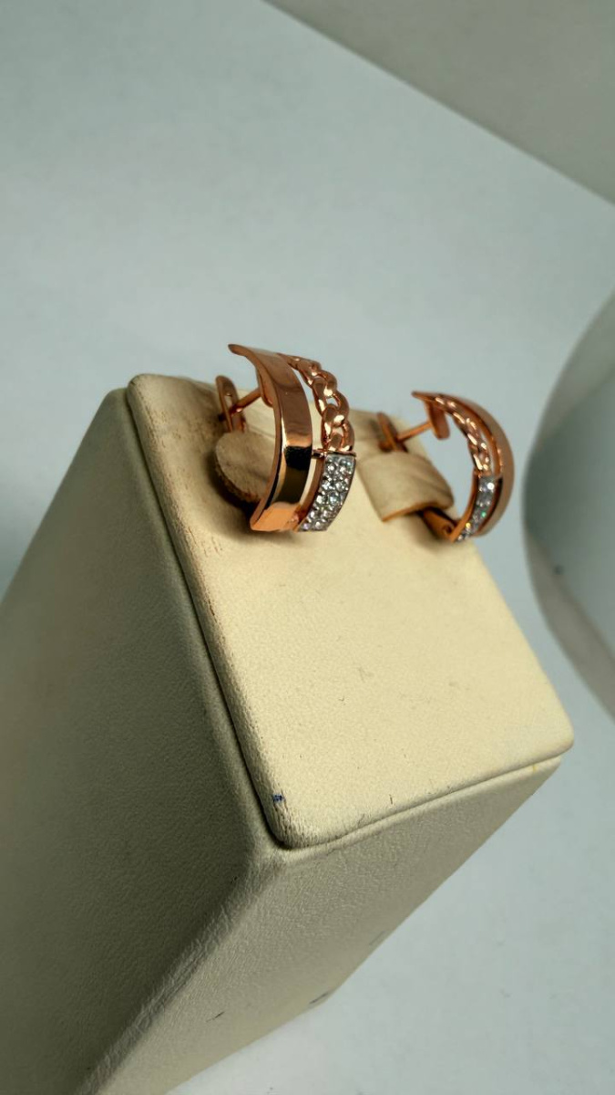 СЕРЬГИ С КАМНЯМИ (Au 585)