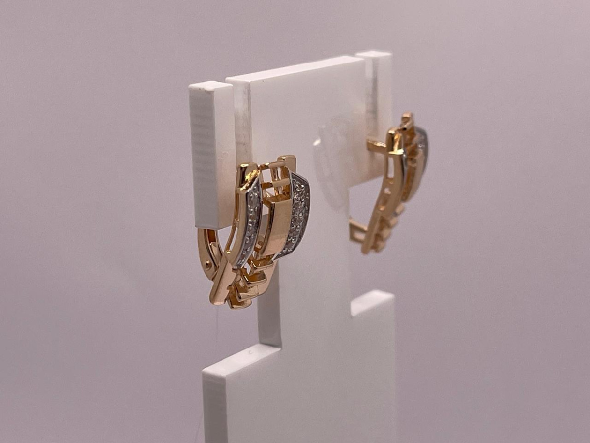 СЕРЬГИ С КАМНЯМИ (Au 585)