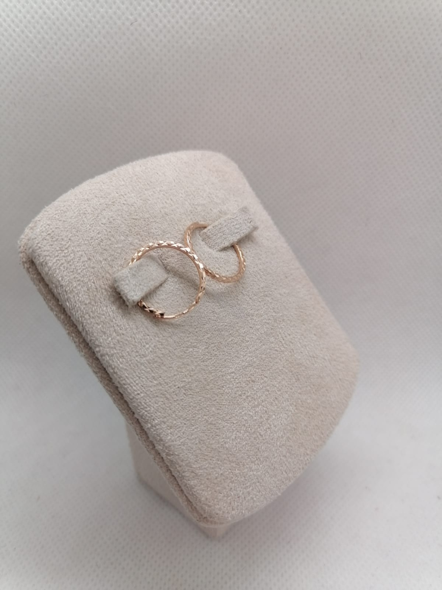 СКОН585 СЕРЬГИ КОНГО (Au 585)